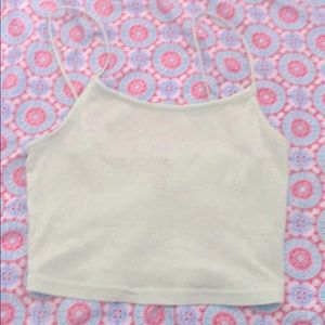 Mint green crop top